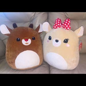 RARE 2021 Rudolph and Clarice Squishmallows